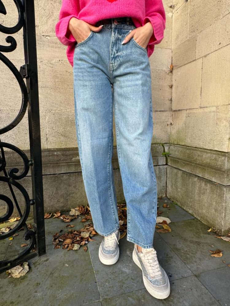Double Waist Band Lt Blue